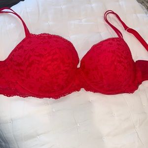 Red lace PINK VS bra